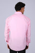 Veshbhoshaa Bluebird Baby Pink Men'S Office Shirt